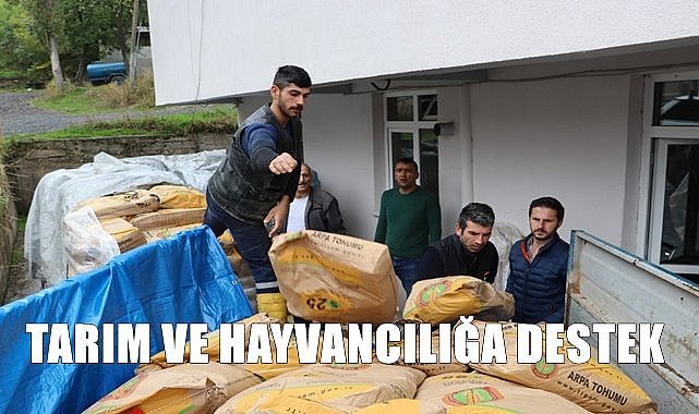 Ordu'da tarım ve hayvancılığa destek