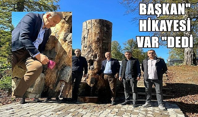 Başkan "Suyun hikayesi var" dedi herkes oraya akın etti