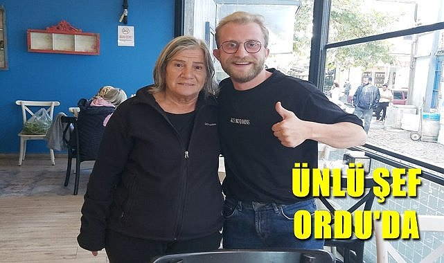 Masterchef'in ünlü yarışmacısı Ordu'da balık yedi