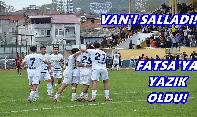 Fatsa Belediyespor Vanspor'a penaltılarla elendi