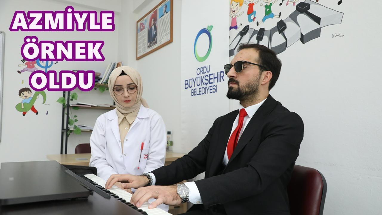 Görme Engelli Kemal, Azmiyle ORMEK’te Örnek Oldu