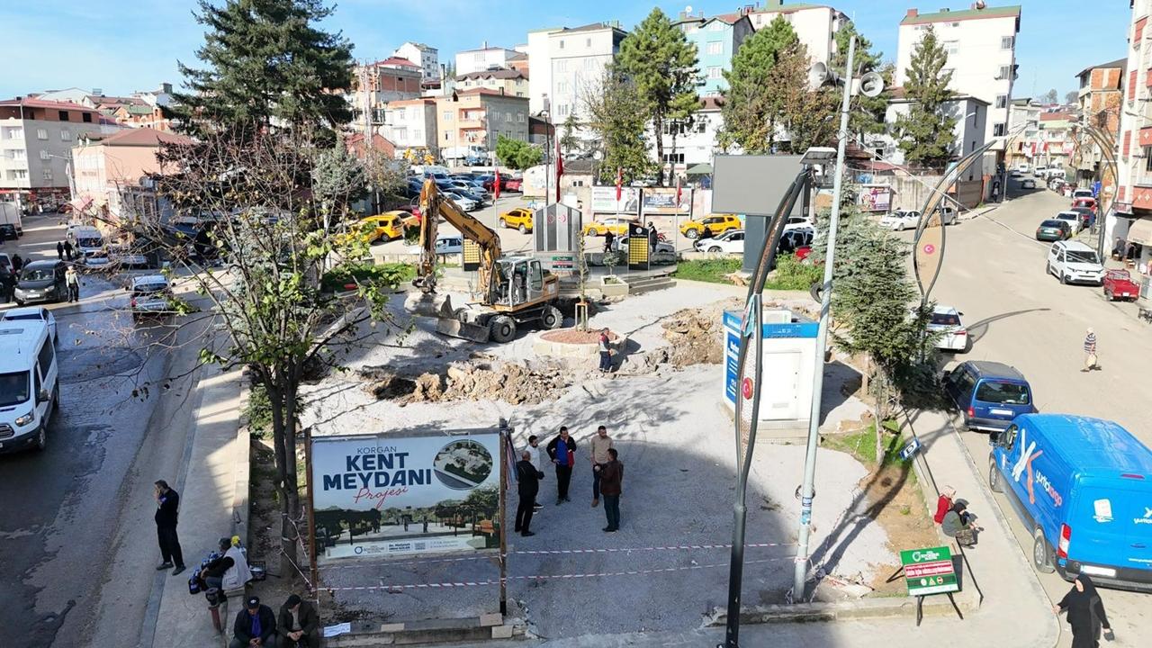 Ordu'nun O İlçesine Kent Meydanı Yapılıyor