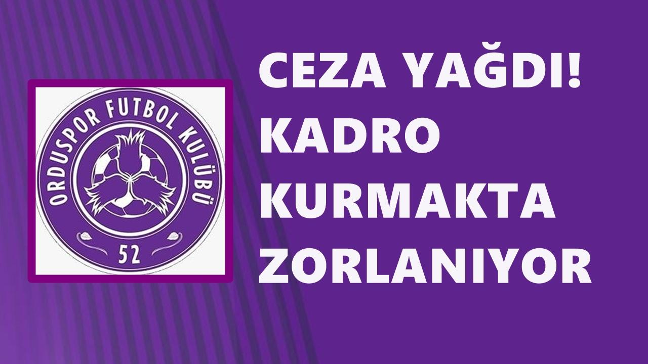 52 Orduspor’da Sarsıntı Büyüyor: Bir Ceza Da Hüseyin Karabey'e