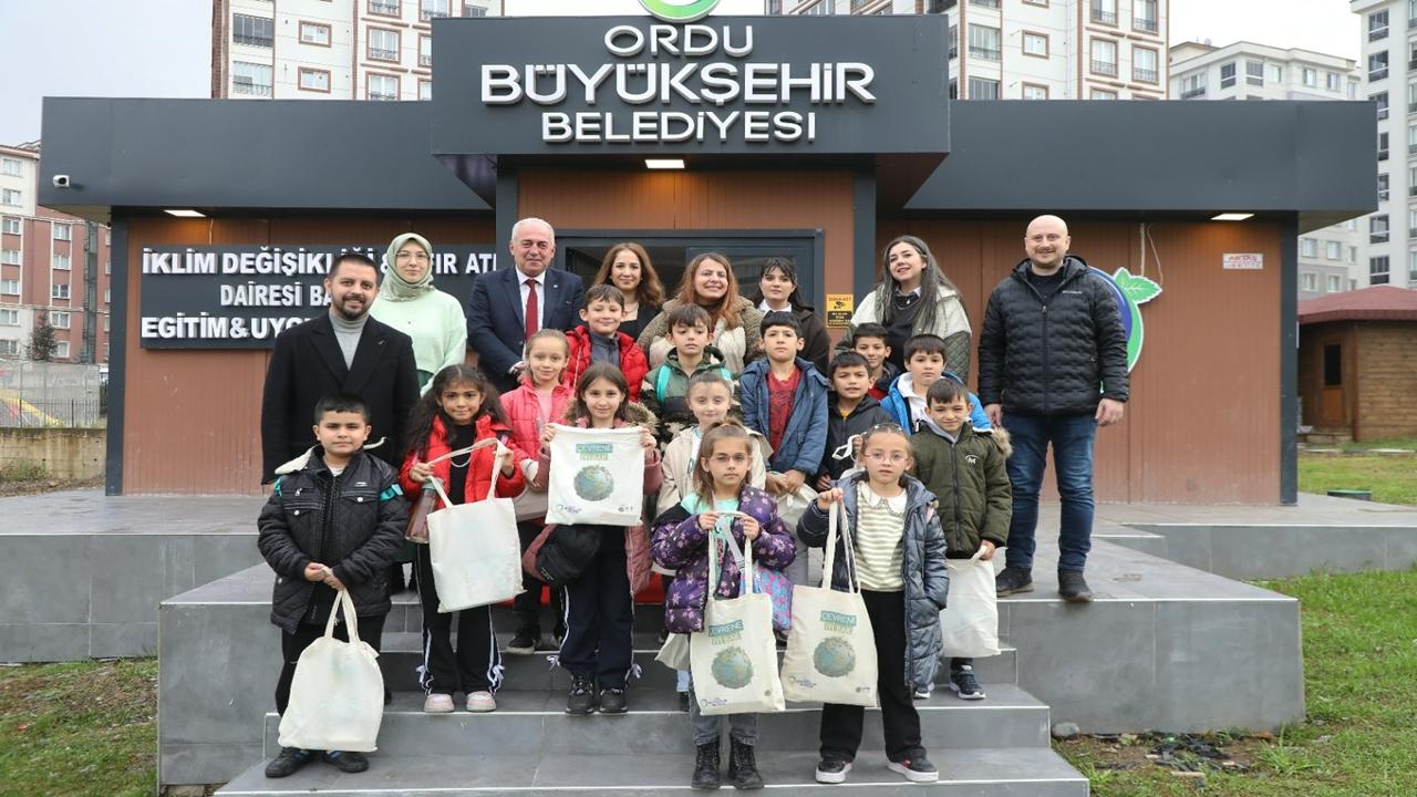 Ordu'da İklim Değişikliği ve Sıfır Atık Merkezi İlk Ziyaretçilerini Ağırladı