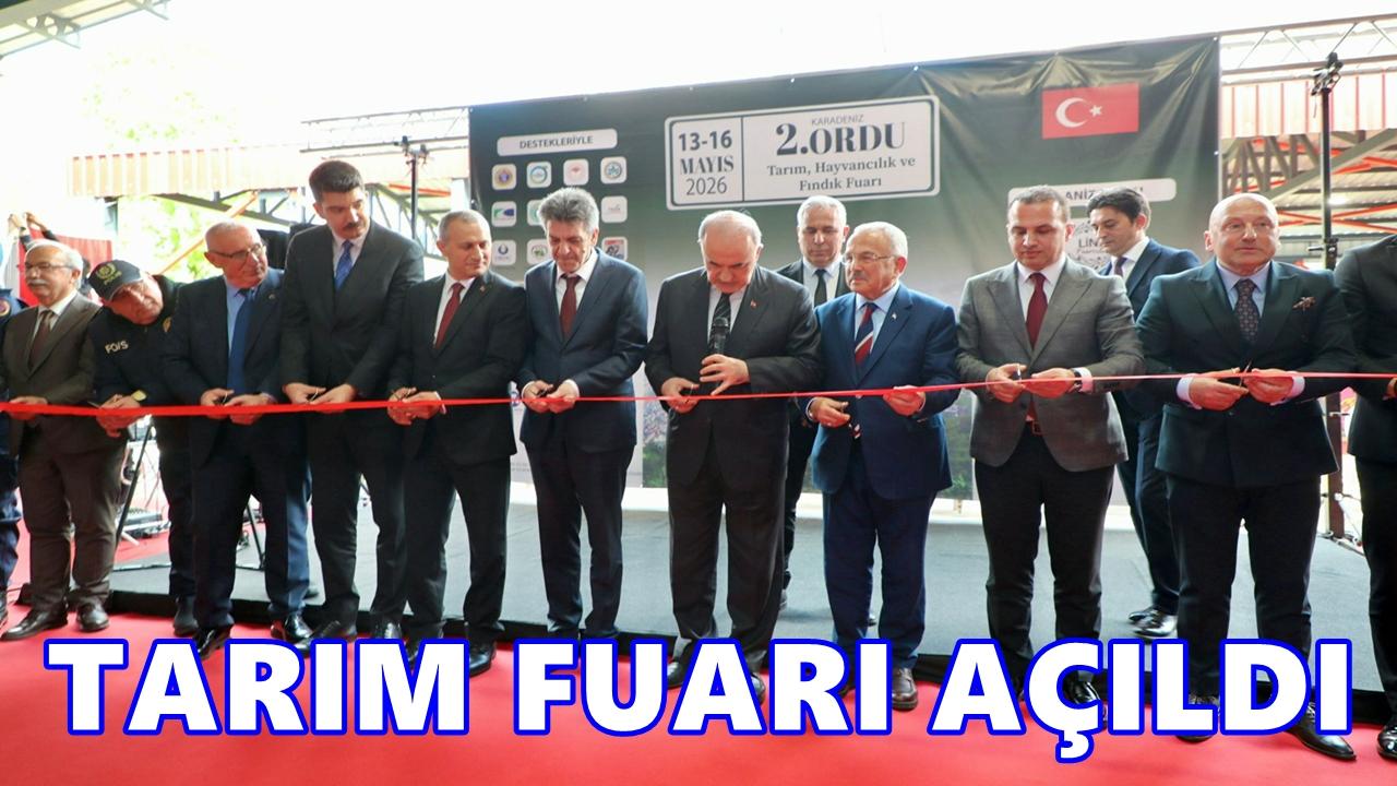 2.Karadeniz Ordu Tarım Fuarı Açıldı
