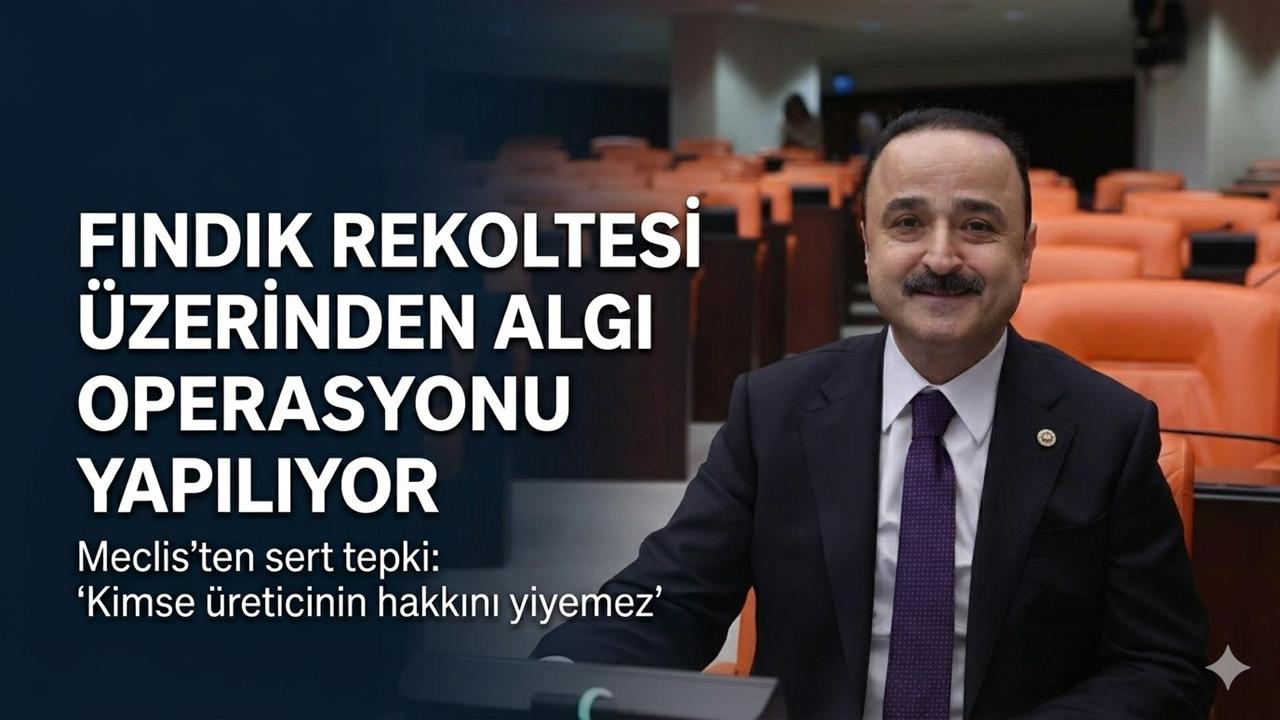 MHP’li Naci Şanlıtürk: “Fındık Rekoltesi Üzerinden Algı Operasyonu Yapılıyor”