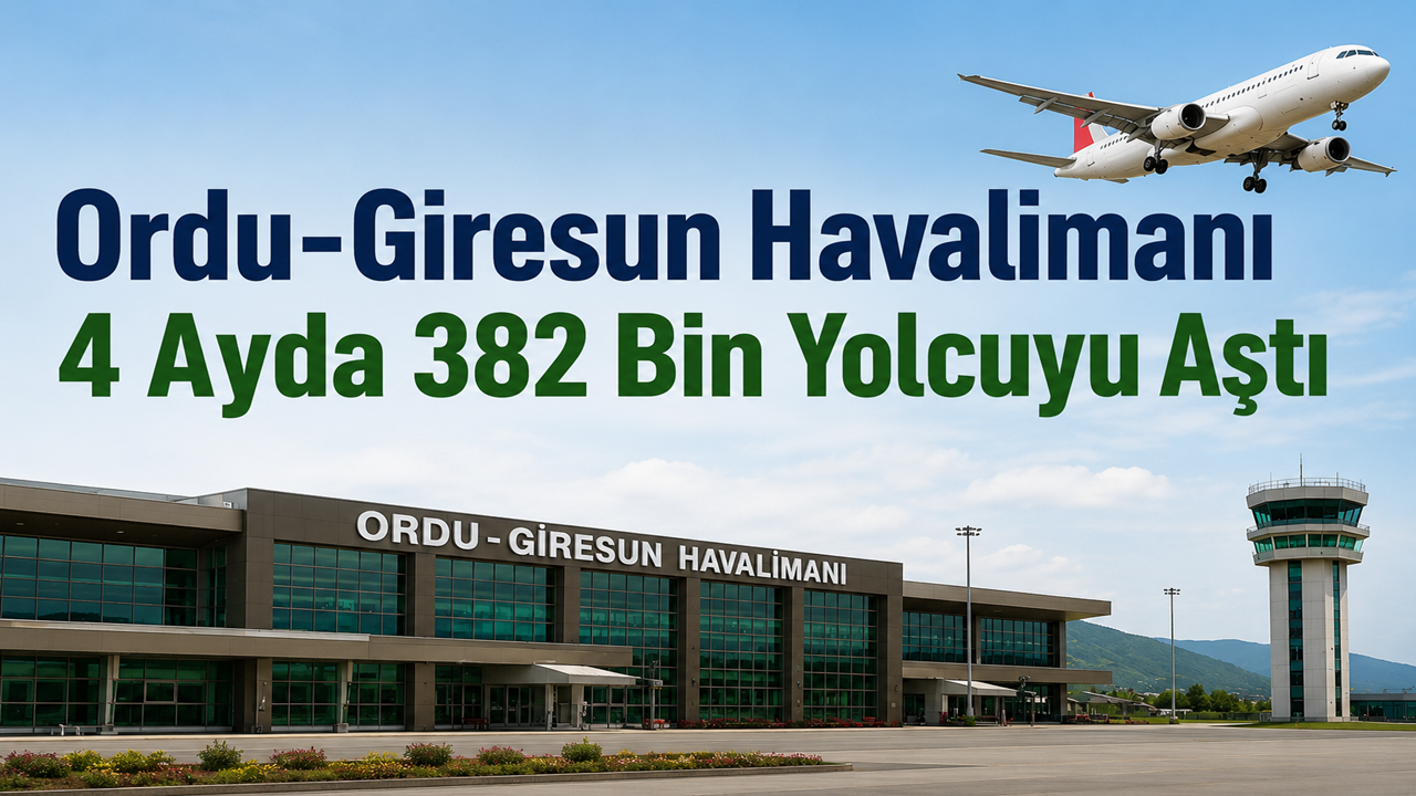 Ordu-Giresun Havalimanı’nda Nisan’da 90 Bin Yolcu