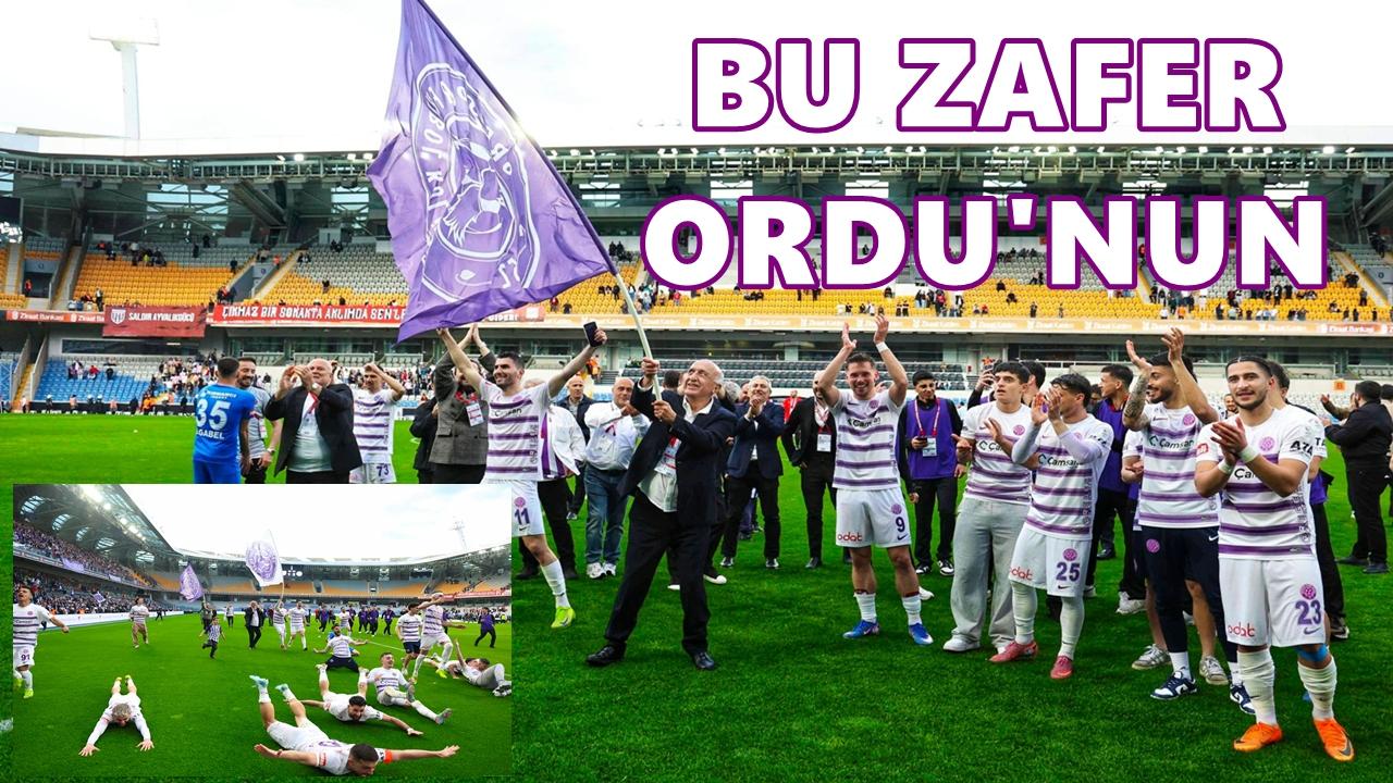 Tarihi Başarı Sonrası 52 Orduspor’dan Teşekkür Mesajı