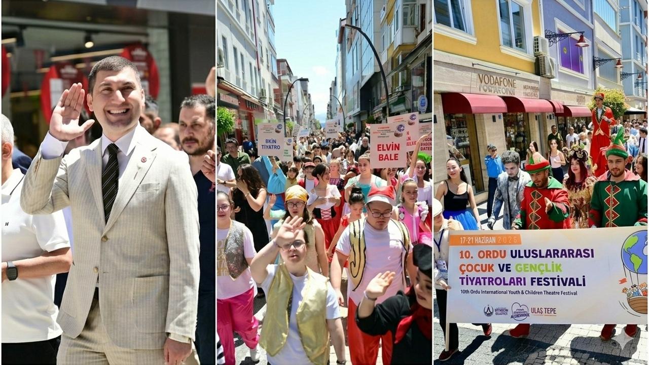 13 Yıl Sonra Yeniden Perde Açtı: Ordu Uluslararası Çocuk ve Gençlik Tiyatro Festivali Başladı