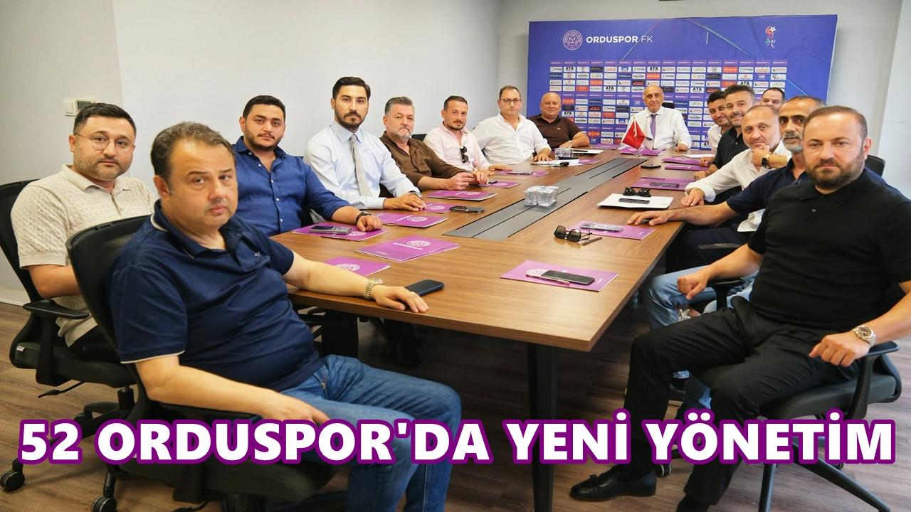 52 Orduspor'da Yeni Yönetim Belli Oldu
