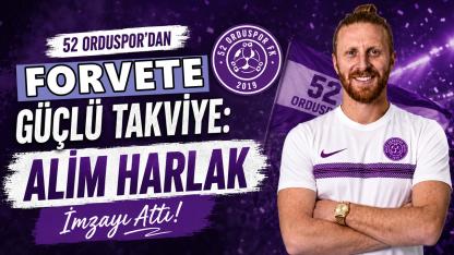 52 Orduspor'dan Forvete Güçlü Takviye: Alim Harlak İmzayı Attı