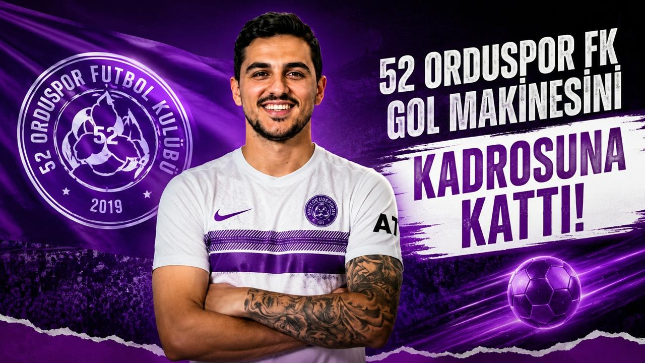 52 Orduspor'dan Golcü Bombası: Mücahit Can Akçay İmzayı Attı