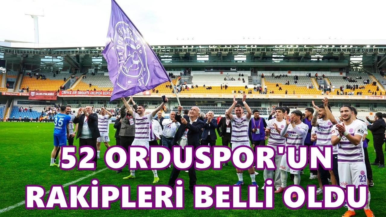 52 Orduspor’un Rakipleri Belli Oldu! Kırmızı Grup’ta Zorlu M