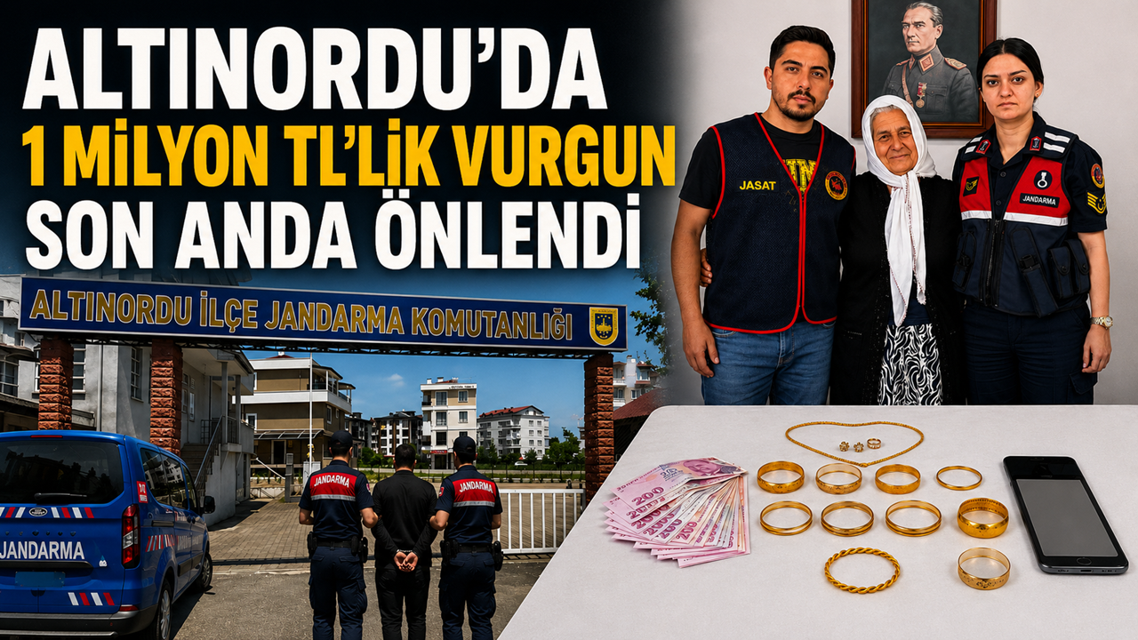 Altınordu’da 1 Milyon TL’lik Vurgun Son Anda Önlendi