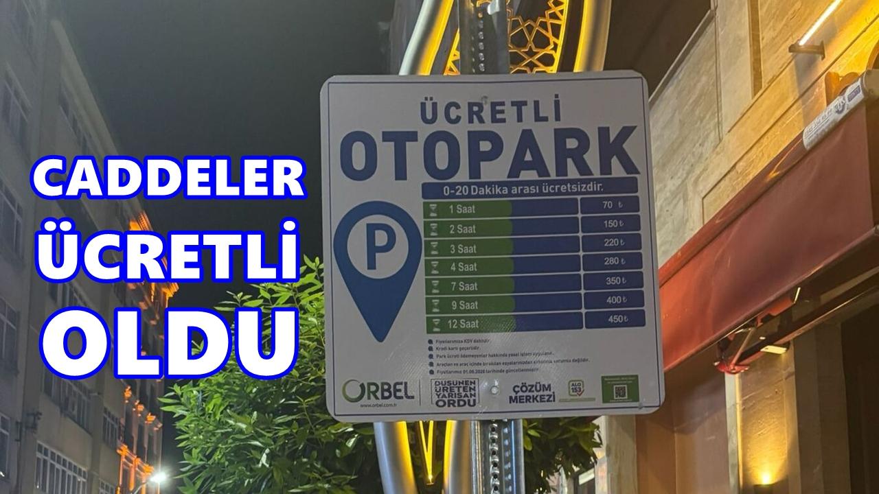 Altınordu’da Ücretli Otopark Dönemi Başladı: 1 Saat 70 TL