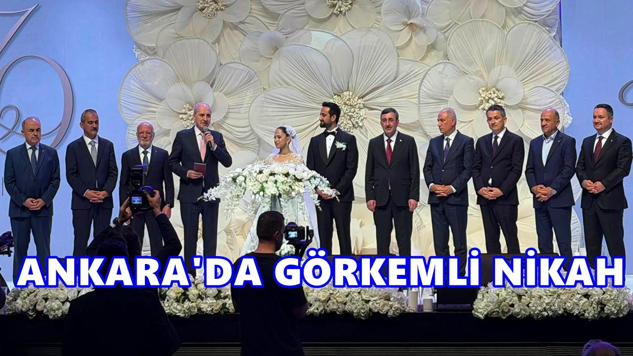 Ankara’da Görkemli Nikah: Zişan Güler ile Ozan Özcan Dünya Evine Girdi