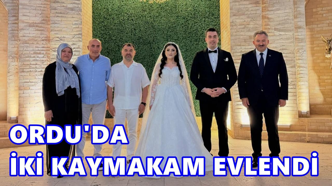Aybastı ve Kabataş’ın Kaymakamları Dünyaevine Girdi