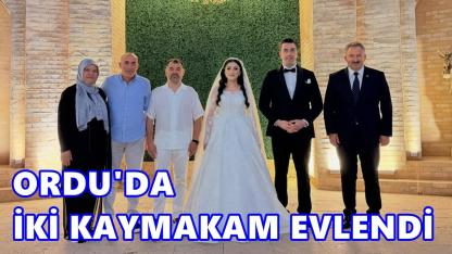 Aybastı ve Kabataş’ın Kaymakamları Dünyaevine Girdi