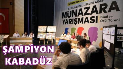 Kabadüz Çok Programlı Anadolu Lisesi Münazara Şampiyonu Oldu