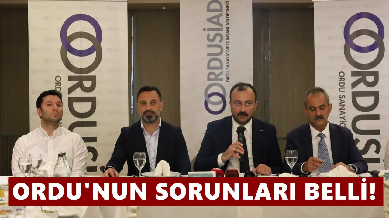 ORDUSİAD, Ordu’nun Öncelikli Sorunlarını Masaya Yatırdı