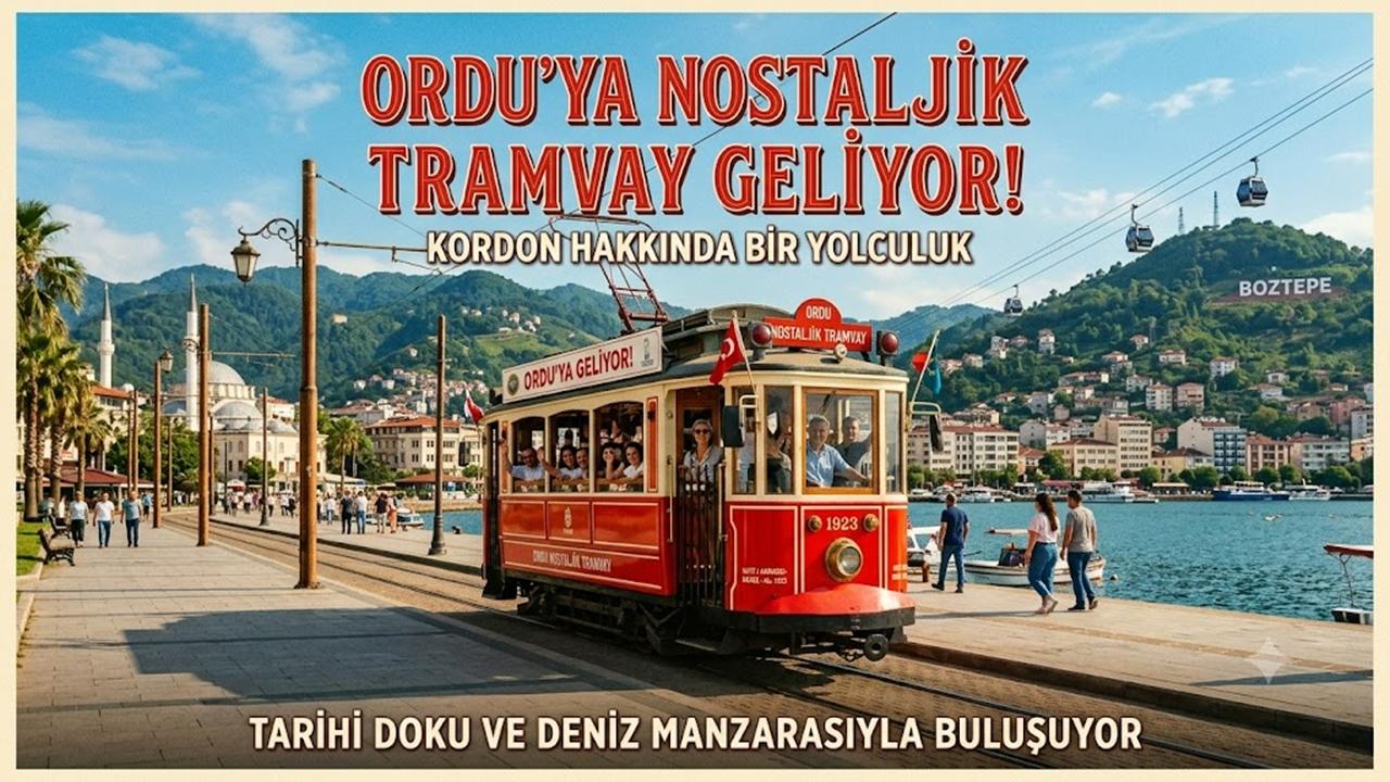 Ordu’ya Nostaljik Tramvay Geliyor