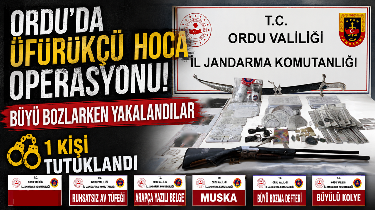 Perşembe'de "Büyü Bozma" Vaadiyle Dolandırıcılık Operasyonu: