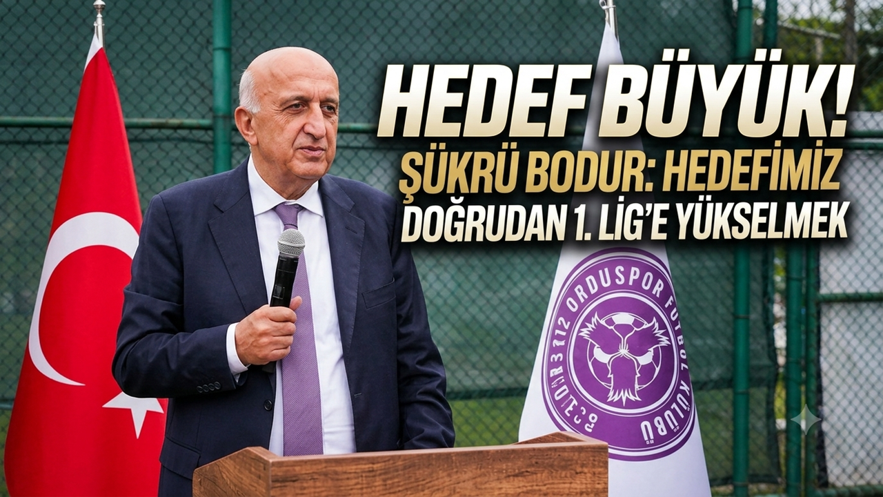 Şükrü Bodur: Hedefimiz Doğrudan 1. Lig'e Yükselmek