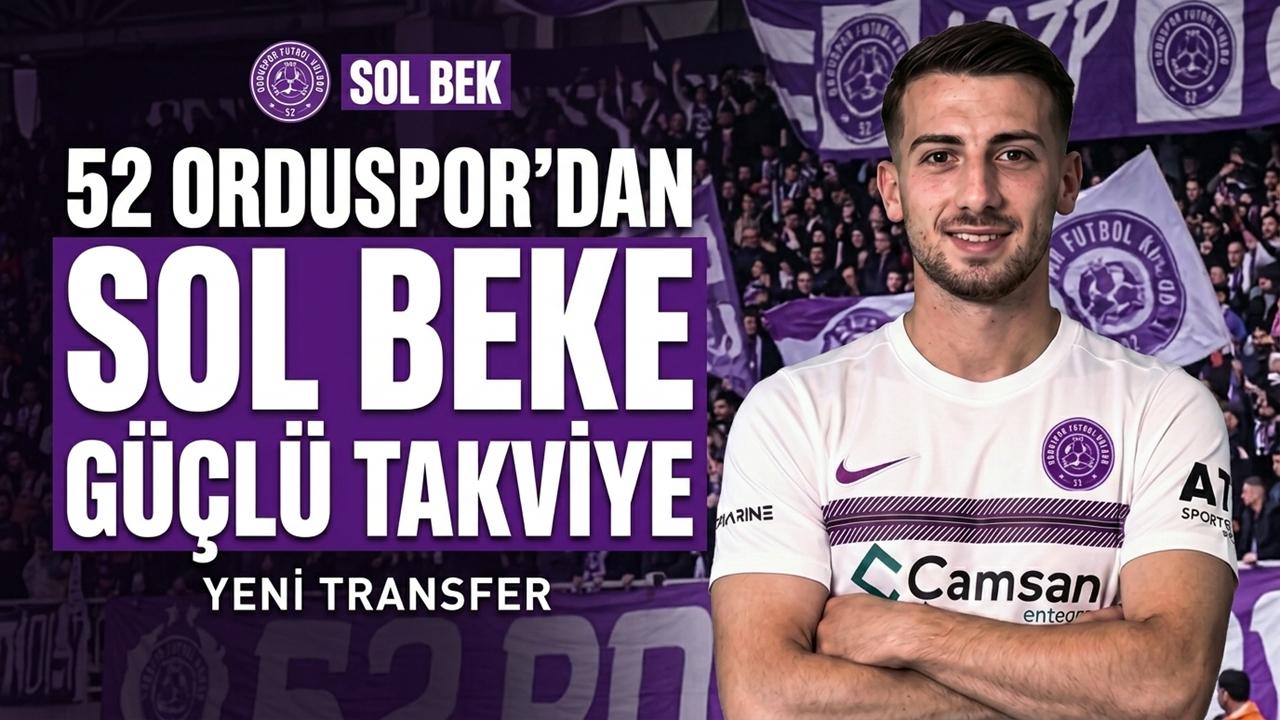52 Orduspor'dan Sol Beke Güçlü Takviye: Serhat Kot İmzayı Attı