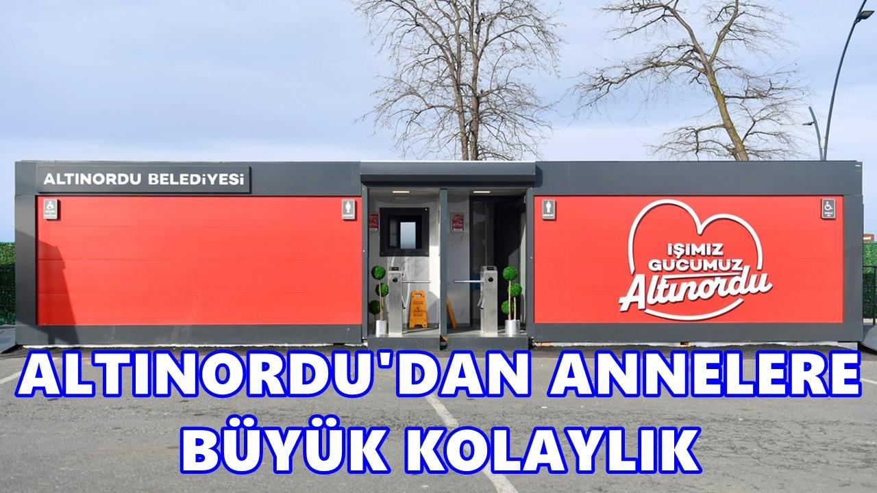 Altınordu'dan Annelere Büyük Kolaylık! Ordu'nun İlk Ücretsiz Bebek Bakım ve Emzirme Odası Yoğun İlgi Görüyor