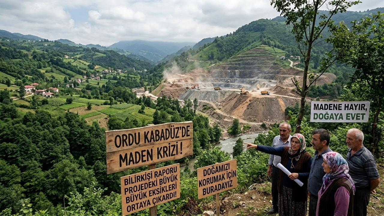 Ordu Kabadüz’de Maden Krizi! Bilirkişi Raporu Projedeki Büyük Eksikleri Ortaya Çıkardı
