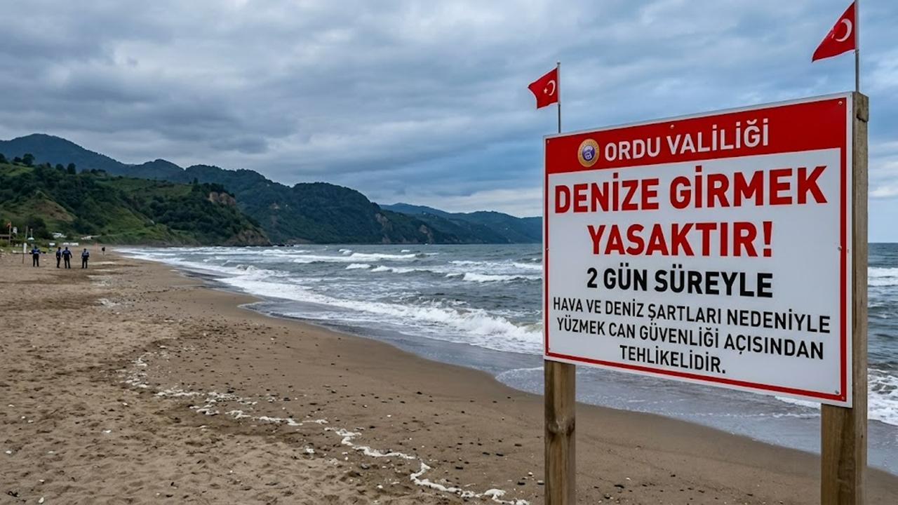 Ordu'da 2 Gün Deniz Yasağı! Valilik Kararı Duyurdu